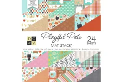 Double-Sided Cardstock Stack 12″X12″ – Color Pop W/Holo Foil