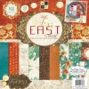Double-Sided Cardstock Stack 12″X12″ – Indigo Kraft & Rose Gold