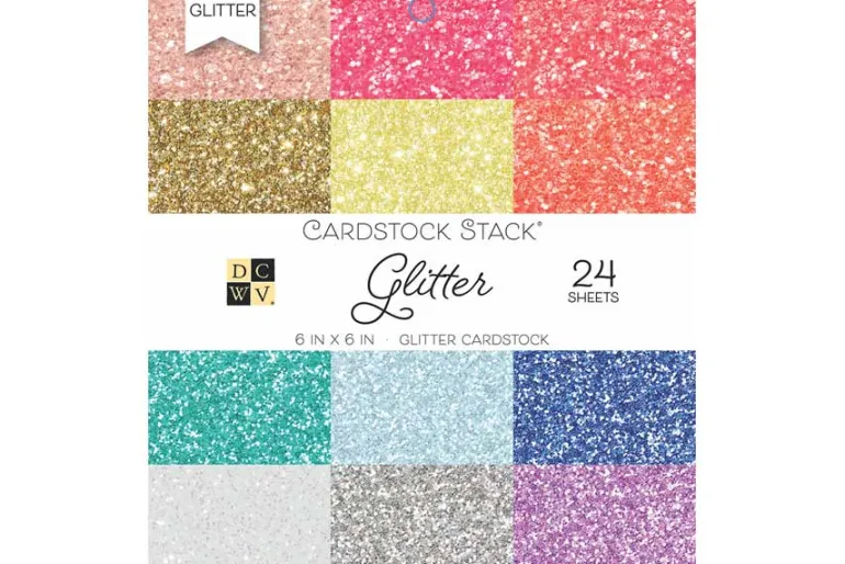 Double-Sided Cardstock Stack 12″X12″ – Indigo Kraft & Rose Gold