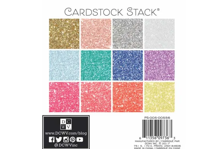 Double-Sided Cardstock Stack 6″X6″ – Flip/Side Pastels & Brights
