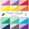 Double-Sided Cardstock Stack 12″X12″ – Silver Leaf