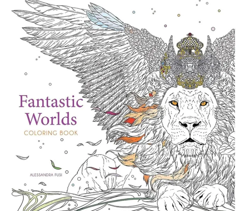 Dover Coloring Book – Fantastic Worlds