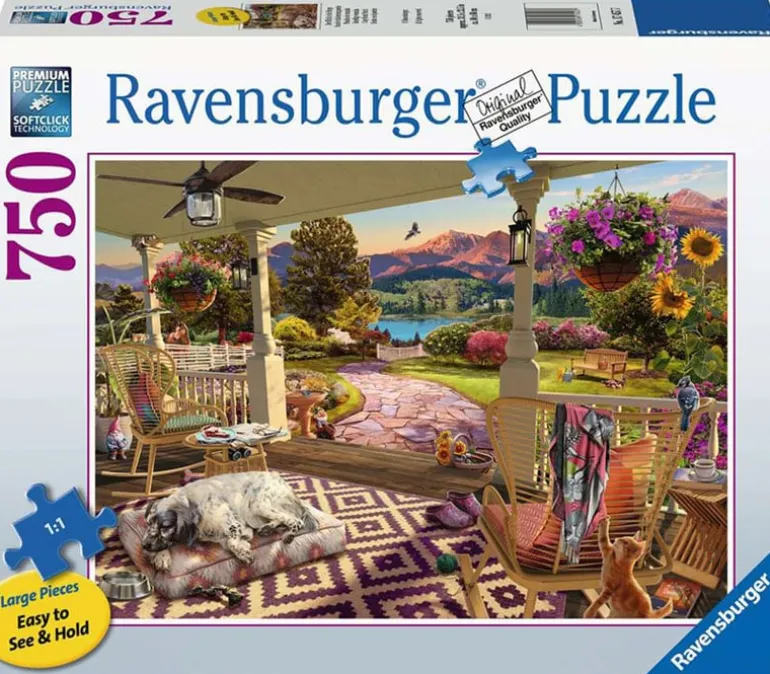 Dozy Front Porch Puzzle – 750 Piece