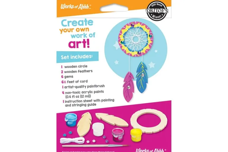 Dream Catcher Wood Craft & Paint Kit