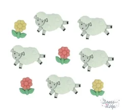Dress It Up Button – Counting Sheep
