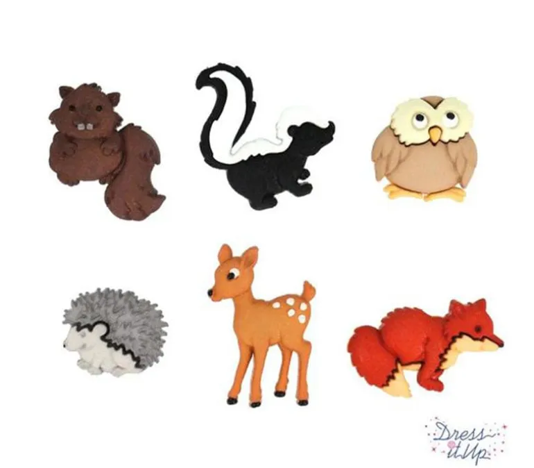 Dress It Up Button – Forest Babies