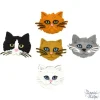 Dress It Up Button – Fuzzy Felines