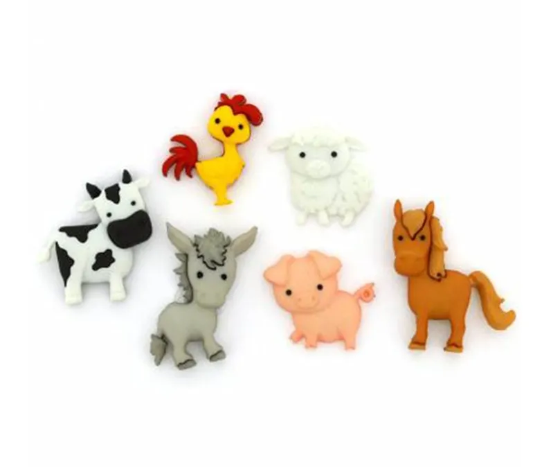 Dress It Up Button – In The Barnyard
