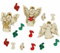 Dress It Up Buttons – A Choir Of Angels
