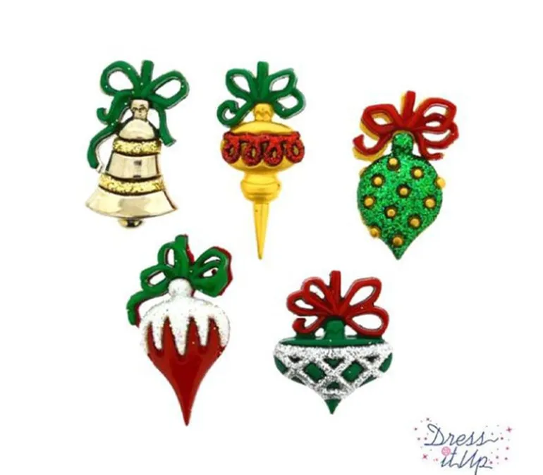 Dress It Up Buttons – Christmas Ornament
