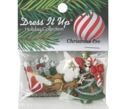Dress It Up Buttons – Christmas Eve