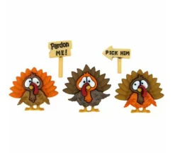 Dress It Up Buttons – Turkey Trot