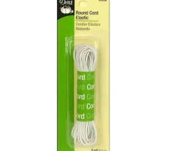 Dritz Elastic Cord – Round – 5-yard – White