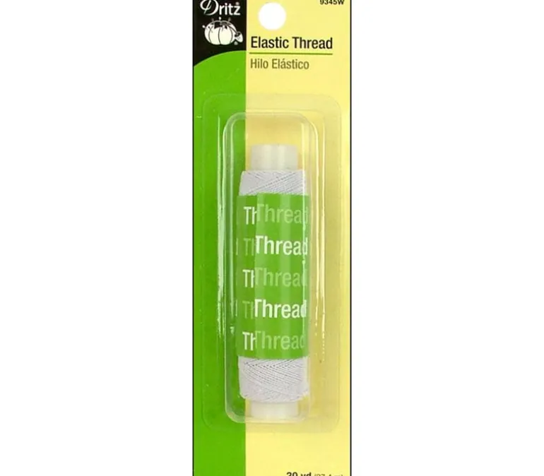 Dritz Elastic Thread – 30-yard – White