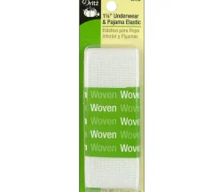 Dritz Elastic Underwear and Pajama – 1-1/4-inch x 1-1/4-yard – White