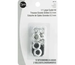 Dritz Eyelet with Attach Tool – Nickel – 1/4-inch