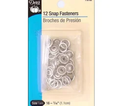 Dritz Grip Snap Fastener – 7/16-inch – Size 16 – Nickel
