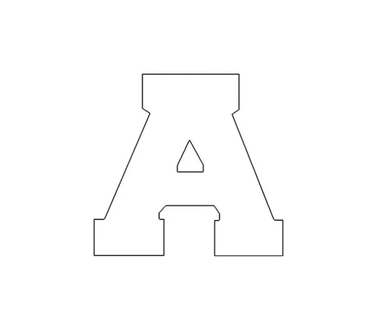 Dritz Iron On Letters Athletic 1-1/2-inch White