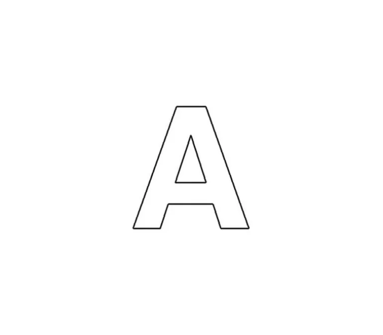 Dritz Iron On Letters Block 1-inch White