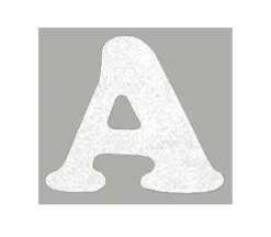 Dritz Iron On Letters Cooper 1-1/2-inches White