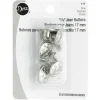Dritz Jean Button – 6 Piece – Nickel