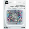 Dritz Pins Long – Pearlized Pins – Size 24 – 120 Piece