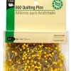 Dritz Pins Quilting – Size 28 – 500 Piece – Yellow Head