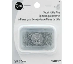 Dritz Pins Sequin – Size 8 – 350 piece – 1/2-inch