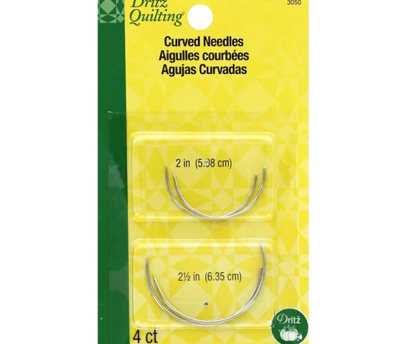 Dritz Quilting Curved Needles – 4 Piece