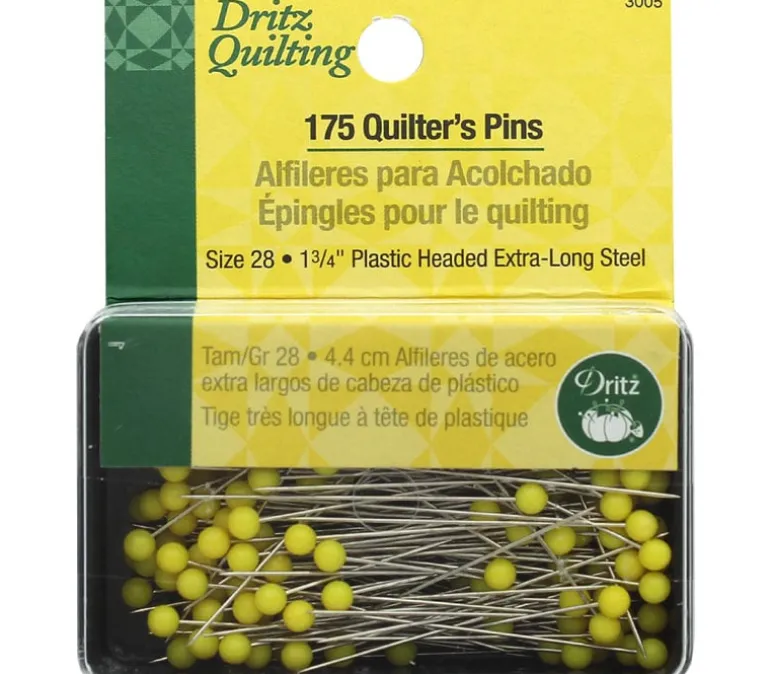 Dritz Quilting Quilter’s Pins – 1-3/4-inch – 175 Piece
