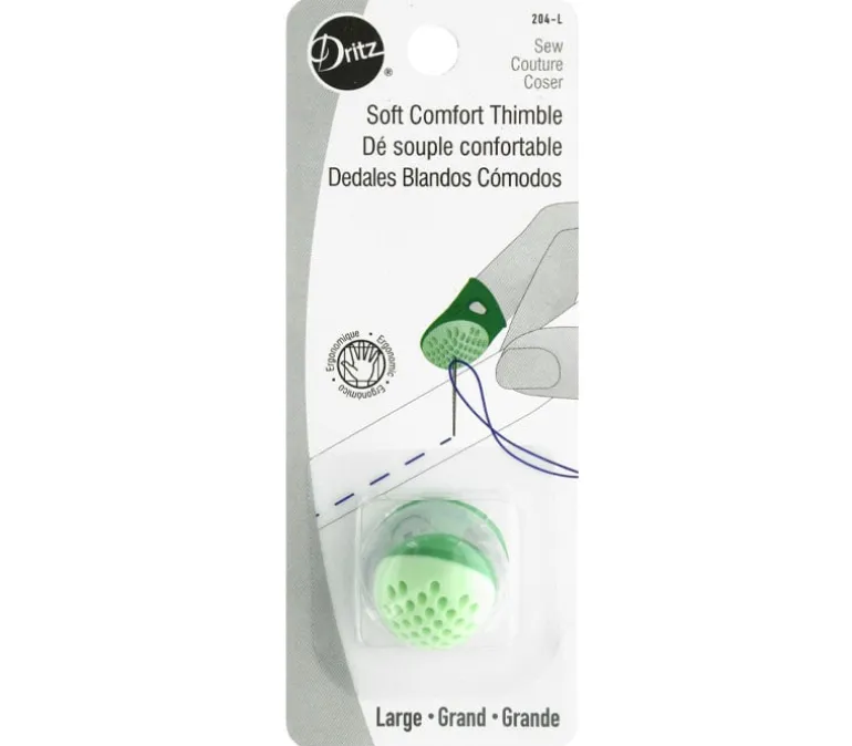 Dritz Soft Comfort Thimble – Large – Green