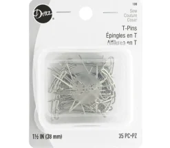 Dritz T-Pins – 1-1/2-inch – Size 24 – 35 Piece