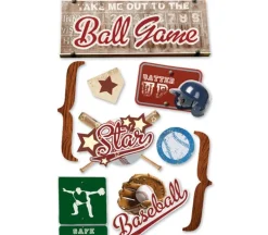3D Stickers – Baseball