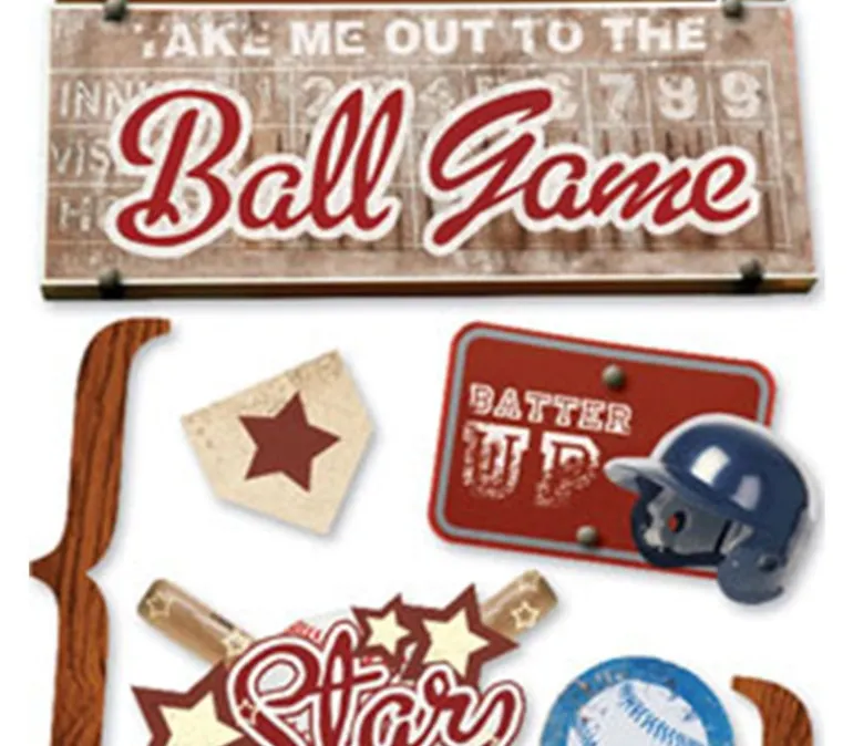 3D Stickers – Baseball