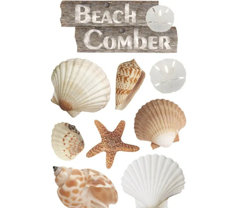 3D Stickers – Beach Comber