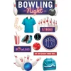 3D Stickers – Bowling Night