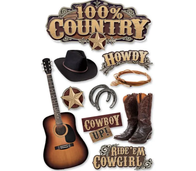 3D Stickers – Country