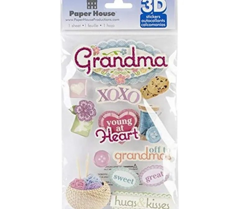 3D Stickers – Grandma