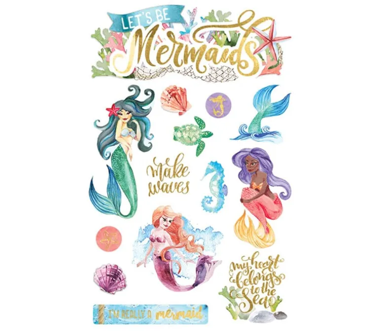 3D Stickers – Mermaid