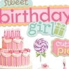 3D Stickers – Sweet Birthday Girl
