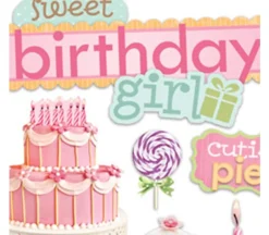 3D Stickers – Sweet Birthday Girl