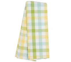 Dunroven House Honeycomb Gray Printed Tea Towel
