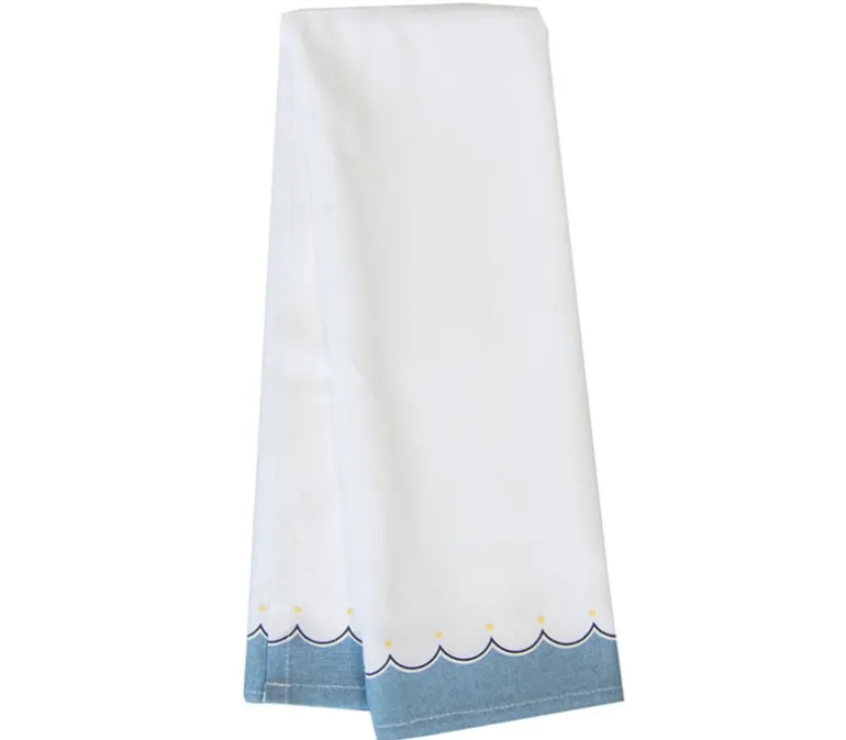 Dunroven House Nordic Green Trees Print Towel #400-135