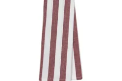 Dunroven House Wheat, Taupe and Natuarl Large Check Tea Towel