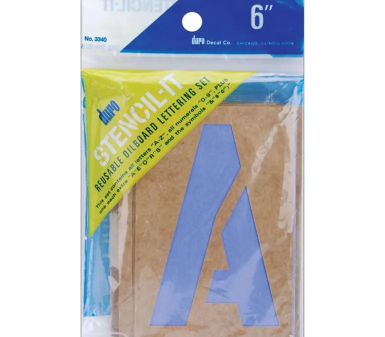 Duro Stencil Set – 6-inch