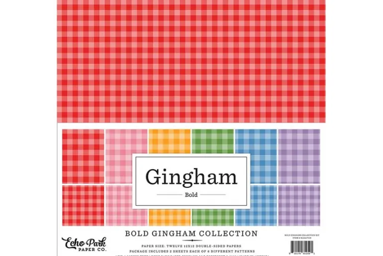 Echo Park Collection Kit – 12×12 – Bold Gingham