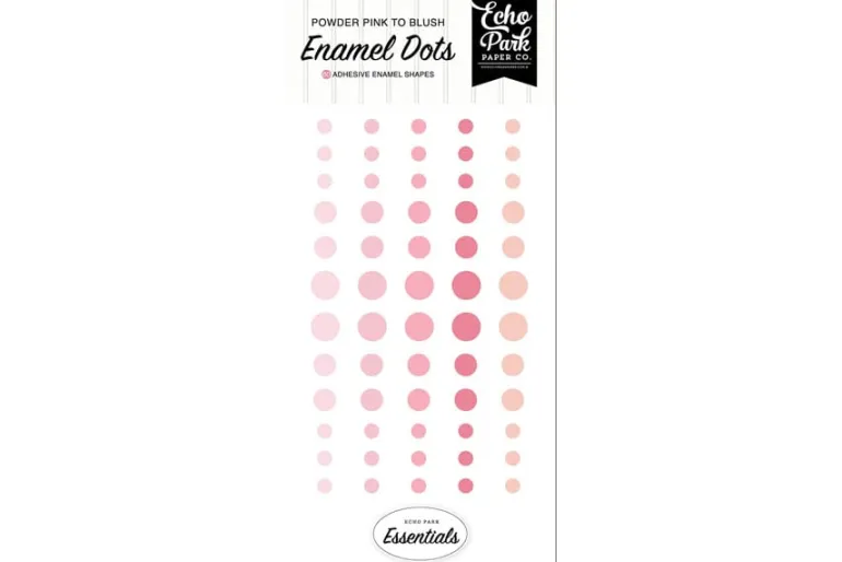Echo Park Essential Brads – Black and White