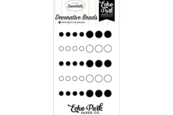 Echo Park Essential Enamel Dots – Black and White