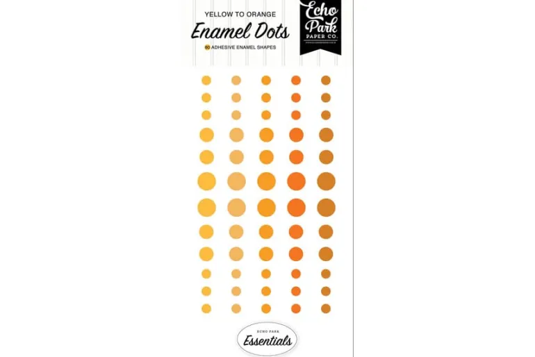 Echo Park Essentials Decorative Brads – Yellow