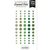 Echo Park Essentials Enamel Dots – Green
